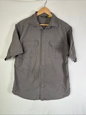 Cabela's Men's Short Sleeve Button-Down Shirt - Gray